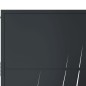 vidaXL Gartentor Anthrazit 105x205 cm Stahl Gras-Design vidaXL Gartentor Anthrazit 105x205 cm Stahl Gras-Design