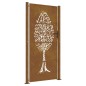 vidaXL Gartentor 105x205 cm Cortenstahl Baum-Design vidaXL Gartentor 105x205 cm Cortenstahl Baum-Design