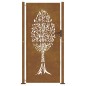vidaXL Gartentor 105x205 cm Cortenstahl Baum-Design vidaXL Gartentor 105x205 cm Cortenstahl Baum-Design