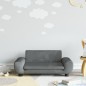 vidaXL Kindersofa Dunkelgrau 70x45x33 cm Samt vidaXL Kindersofa Dunkelgrau 70x45x33 cm Samt