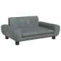 vidaXL Kindersofa Dunkelgrau 70x45x33 cm Samt vidaXL Kindersofa Dunkelgrau 70x45x33 cm Samt