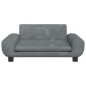 vidaXL Kindersofa Dunkelgrau 70x45x33 cm Samt vidaXL Kindersofa Dunkelgrau 70x45x33 cm Samt
