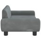vidaXL Kindersofa Dunkelgrau 70x45x33 cm Samt vidaXL Kindersofa Dunkelgrau 70x45x33 cm Samt