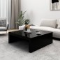 vidaXL Couchtisch Schwarz 100x100x35 cm Holzwerkstoff vidaXL Couchtisch Schwarz 100x100x35 cm Holzwerkstoff