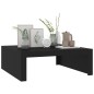 vidaXL Couchtisch Schwarz 100x100x35 cm Holzwerkstoff vidaXL Couchtisch Schwarz 100x100x35 cm Holzwerkstoff