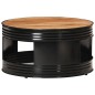 vidaXL Couchtisch Schwarz 68x68x36 cm Akazie Massivholz vidaXL Couchtisch Schwarz 68x68x36 cm Akazie Massivholz