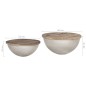 vidaXL Schüsselförmiges Couchtisch-Set 2 Stk. Mango Massivholz vidaXL Schüsselförmiges Couchtisch-Set 2 Stk. Mango Massivholz