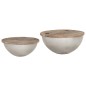 vidaXL Schüsselförmiges Couchtisch-Set 2 Stk. Mango Massivholz vidaXL Schüsselförmiges Couchtisch-Set 2 Stk. Mango Massivholz