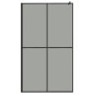 vidaXL Duschwand mit Ablage für Walk-In-Dusche Schwarz 118x190 cm ESG vidaXL Duschwand mit Ablage für Walk-In-Dusche Schwarz 118x190 cm ESG