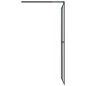 vidaXL Duschwand mit Ablage für Walk-In-Dusche Schwarz 118x190 cm ESG vidaXL Duschwand mit Ablage für Walk-In-Dusche Schwarz 118x190 cm ESG