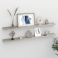 vidaXL Wandregale 2 Stk. Betongrau 115x9x3 cm vidaXL Wandregale 2 Stk. Betongrau 115x9x3 cm