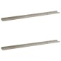 vidaXL Wandregale 2 Stk. Betongrau 115x9x3 cm vidaXL Wandregale 2 Stk. Betongrau 115x9x3 cm
