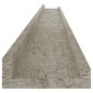vidaXL Wandregale 2 Stk. Betongrau 115x9x3 cm vidaXL Wandregale 2 Stk. Betongrau 115x9x3 cm
