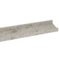 vidaXL Wandregale 2 Stk. Betongrau 115x9x3 cm vidaXL Wandregale 2 Stk. Betongrau 115x9x3 cm