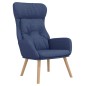 vidaXL Relaxsessel Blau Stoff vidaXL Relaxsessel Blau Stoff