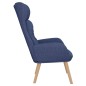 vidaXL Relaxsessel Blau Stoff vidaXL Relaxsessel Blau Stoff