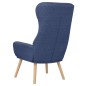 vidaXL Relaxsessel Blau Stoff vidaXL Relaxsessel Blau Stoff