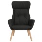 vidaXL Relaxsessel Schwarz Stoff vidaXL Relaxsessel Schwarz Stoff