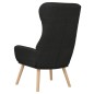 vidaXL Relaxsessel Schwarz Stoff vidaXL Relaxsessel Schwarz Stoff