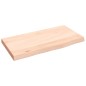vidaXL Wandregal 40x20x2 cm Massivholz Eiche Unbehandelt vidaXL Wandregal 40x20x2 cm Massivholz Eiche Unbehandelt