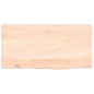 vidaXL Wandregal 40x20x2 cm Massivholz Eiche Unbehandelt vidaXL Wandregal 40x20x2 cm Massivholz Eiche Unbehandelt