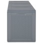 vidaXL Gartenbox Grau PP Rattan 270 L vidaXL Gartenbox Grau PP Rattan 270 L