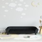 vidaXL Kindersofa Schwarz 100x50x26 cm Samt vidaXL Kindersofa Schwarz 100x50x26 cm Samt