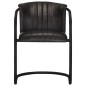 vidaXL Esszimmerstühle 6 Stk. Schwarz Echtleder vidaXL Esszimmerstühle 6 Stk. Schwarz Echtleder
