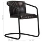 vidaXL Esszimmerstühle 6 Stk. Schwarz Echtleder vidaXL Esszimmerstühle 6 Stk. Schwarz Echtleder