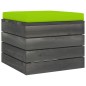 vidaXL Garten-Paletten-Hocker 2 Stk. mit Kissen Kiefer Massivholz vidaXL Garten-Paletten-Hocker 2 Stk. mit Kissen Kiefer Massivholz