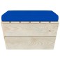 vidaXL Garten-Paletten-Hocker mit Kissen Imprägniertes Fichtenholz vidaXL Garten-Paletten-Hocker mit Kissen Imprägniertes Fichtenholz