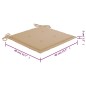 vidaXL Klappbare Gartenstühle 6 Stk. mit Sitzkissen Massivholz Akazie vidaXL Klappbare Gartenstühle 6 Stk. mit Sitzkissen Massivholz Akazie