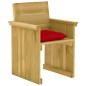 vidaXL 7-tlg. Garten-Essgruppe mit Kissen Imprägniertes Kiefernholz vidaXL 7-tlg. Garten-Essgruppe mit Kissen Imprägniertes Kiefernholz