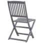 vidaXL Klappbare Gartenstühle 6 Stk. mit Sitzkissen Massivholz Akazie vidaXL Klappbare Gartenstühle 6 Stk. mit Sitzkissen Massivholz Akazie