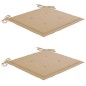 vidaXL 3-tlg. Garten-Essgruppe mit Kissen Klappbar Massivholz Teak vidaXL 3-tlg. Garten-Essgruppe mit Kissen Klappbar Massivholz Teak