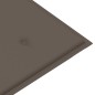 vidaXL Stapelbare Gartenbank mit Auflage 128,5 cm Massivholz Teak vidaXL Stapelbare Gartenbank mit Auflage 128,5 cm Massivholz Teak