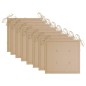 vidaXL Stapelbare Gartenstühle mit Kissen 8 Stk. Massivholz Teak vidaXL Stapelbare Gartenstühle mit Kissen 8 Stk. Massivholz Teak