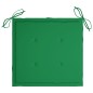 Stapelbare Gartenstühle mit Kissen 4 Stk. Massivholz Teak Stapelbare Gartenstühle mit Kissen 4 Stk. Massivholz Teak