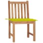 vidaXL Gartenstühle 2 Stk. mit Kissen Massivholz Teak vidaXL Gartenstühle 2 Stk. mit Kissen Massivholz Teak