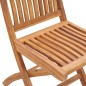 vidaXL Gartenstühle 2 Stk. mit Schwarzen Kissen Massivholz Teak vidaXL Gartenstühle 2 Stk. mit Schwarzen Kissen Massivholz Teak