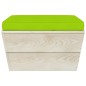 vidaXL Garten-Paletten-Hocker mit Kissen Imprägniertes Fichtenholz vidaXL Garten-Paletten-Hocker mit Kissen Imprägniertes Fichtenholz