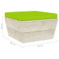 vidaXL Garten-Paletten-Hocker mit Kissen Imprägniertes Fichtenholz vidaXL Garten-Paletten-Hocker mit Kissen Imprägniertes Fichtenholz