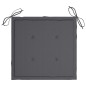 vidaXL Gartenstühle mit Kissen 4 Stk. Grau Massivholz Akazie vidaXL Gartenstühle mit Kissen 4 Stk. Grau Massivholz Akazie