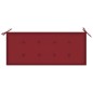 vidaXL Klappbare Gartenbank mit Auflage 118 cm Bambus vidaXL Klappbare Gartenbank mit Auflage 118 cm Bambus