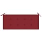 vidaXL Gartenbank mit Auflage 120 cm Bambus vidaXL Gartenbank mit Auflage 120 cm Bambus