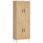 Highboard Sonoma-Eiche 69,5x34x180 cm Holzwerkstoff Highboard Sonoma-Eiche 69,5x34x180 cm Holzwerkstoff