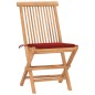vidaXL 3-tlg. Garten-Essgruppe mit Kissen Klappbar Massivholz Teak vidaXL 3-tlg. Garten-Essgruppe mit Kissen Klappbar Massivholz Teak