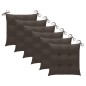 vidaXL Klappbare Gartenstühle mit Kissen 6 Stk. Massivholz Teak vidaXL Klappbare Gartenstühle mit Kissen 6 Stk. Massivholz Teak