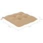 vidaXL Klappbare Gartenstühle 8 Stk. mit Kissen Massivholz Akazie vidaXL Klappbare Gartenstühle 8 Stk. mit Kissen Massivholz Akazie