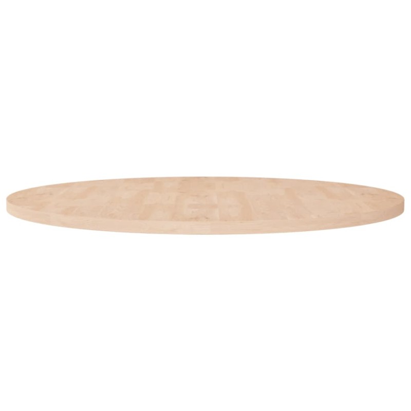 vidaXL Runde Tischplatte Ø90x2,5 cm Unbehandeltes Massivholz Eiche vidaXL Runde Tischplatte Ø90x2,5 cm Unbehandeltes Massivholz Eiche